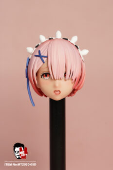 Head nữ anime 1/6 Mr Toys Rem (Re:Zero) phiên bản miệng mở