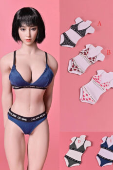 Nội Y Dây Chéo Cổ Điển Nhiều Màu tỷ lệ 1/6 – Phụ Kiện Trang Phục Phù Hợp Figure Nữ TBL