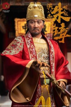 Mô hình 1/6 Qian Long Toy QL-007 Emperor Taizu of Ming, Zhu Yuanzhang Figure