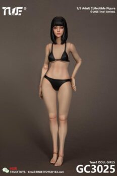 Set body khớp nữ 1/6 True1Toys JGC3025 da ngăm gồm head và body