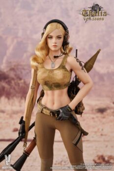 Mô hình 1/6 Very Cool VCF-2069B Desert Female Soldier Thalia Blonde Hair