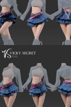 Váy denim figure nữ VS Toys 106 tỷ lệ 1/6