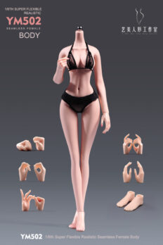 Body nữ Silicone YM502 liền mạch kiểu Anime tỷ lệ 1/6 ngực lớn hãng YM Yimei