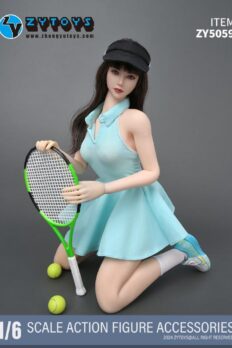 ZYTOYS tỷ lệ 1/6, bộ trang phục thể thao cô gái tennis, phụ kiện quần áo mô hình figure