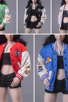 Áo Bóng Chày tỷ lệ 1/6 Cho Mô Hình Nữ – Phong Cách Thời Trang 12 Inch, Tương Thích TBL