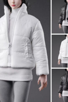Áo Khoác Phao Thời Trang tỷ lệ 1/6 cho figure nữ – Áo Khoác Ngoài 12 Inch Tương Thích PH / TBL, Bền Bỉ