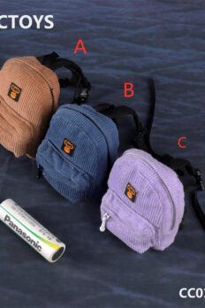 Ba Lô Tỷ Lệ 1/6, Balo Du Lịch Vải Nhung Tăm Phong Cách Thời Trang Cho Mô Hình Nhân Vật