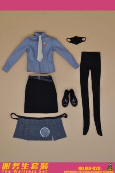 Bộ Trang Phục Nữ CUKE TOYS MA-020 tỷ lệ 1/6 – Đồng Phục Phục Vụ