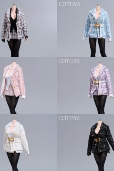 Bộ vest phong cách Chanel CDTOYS cho mô hình figure nữ tỉ lệ 1/6