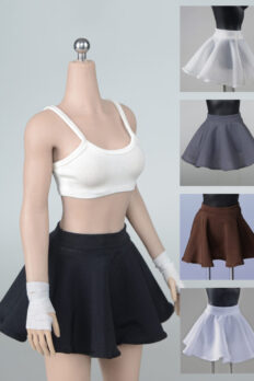 Phụ kiện trang phục cho mô hình figure nữ tỉ lệ 1/6 (12 inch) – Váy ngắn co giãn