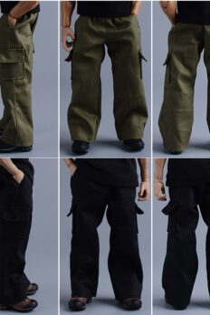 Quần dài ống đứng tỷ lệ 1/12 cho mô hình figure cao 6 inch