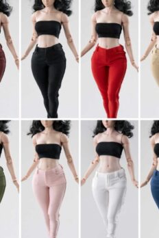Quần Dáng Bút Chì tỷ lệ 1/6 – Quần Dài Ôm cho Body figure Chân To AT202 / AT203, Nhiều Màu