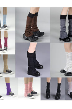 Vớ rút dây thời trang cho figure nữ 1/6 – tất ống giữa bắp chân dáng nhún