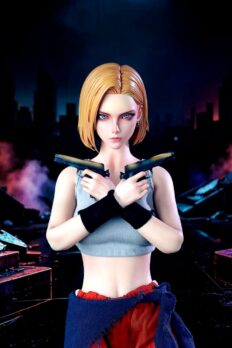 Mô hình 1/6 BoxQi Studio BQS-01 Future Warrior Little18 Platinum Silicone Doll