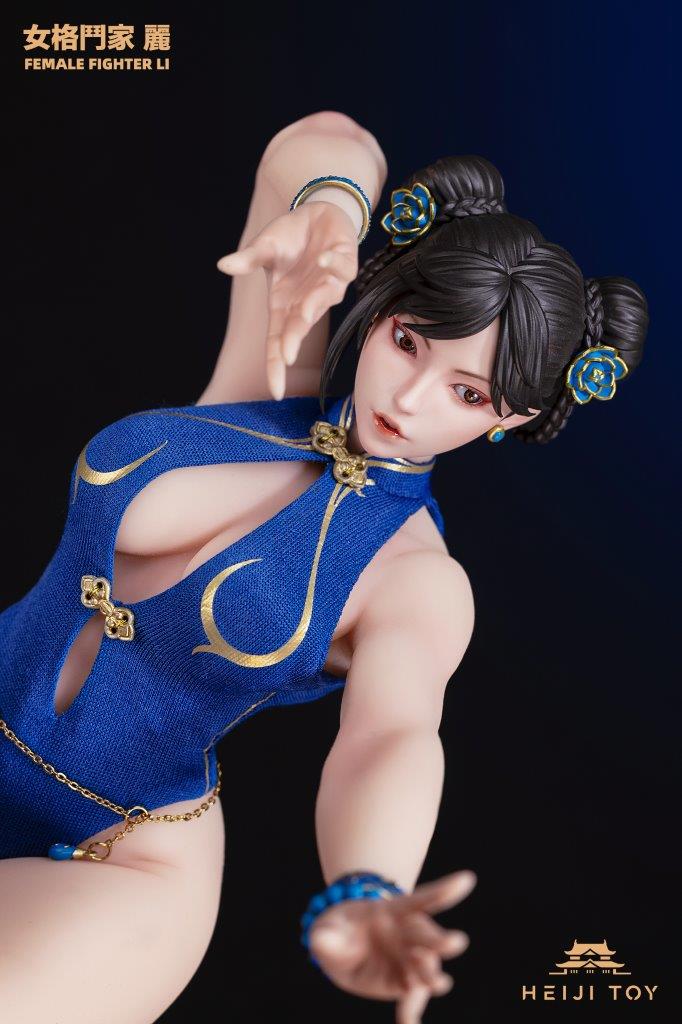Mô hình 1/6 HeiJi Toys HJ001 Female Fighter Li Action Figure - Image 4