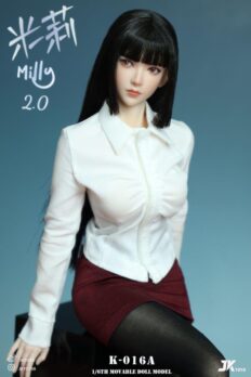 Head nữ 1/6 JK Toys K016 Milly 2.0 có thể chỉnh hướng mắt