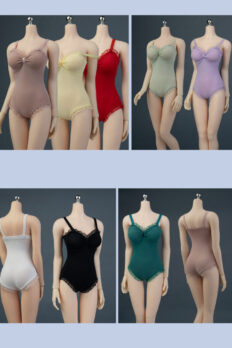 Trang phục liền thân viền ren cho mô hình figure nữ 1/6, đồ bơi / nội y