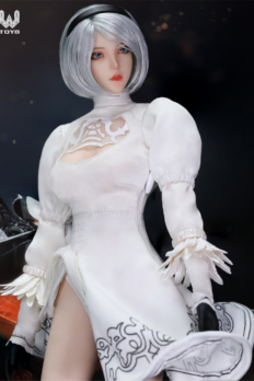 Set phụ kiện 1/6 Nier: Automata 2B (Head + trang phục màu trắng)
