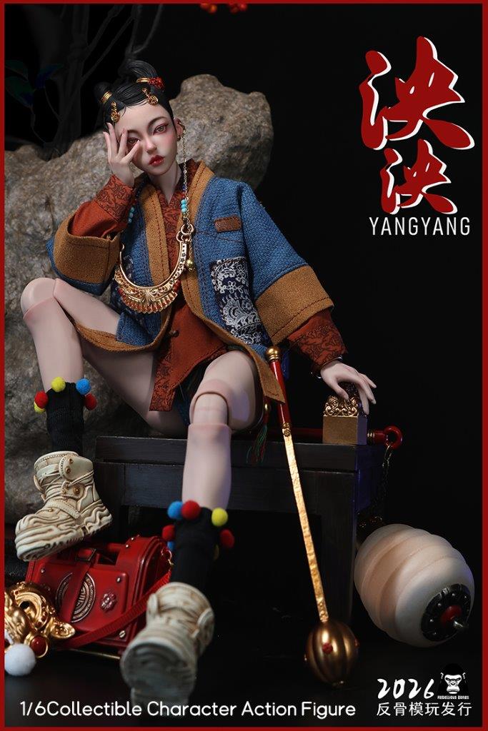 Mô hình action figure 1/6 Rebellious Bones TSG001 Yang Yang Boxed - Image 4