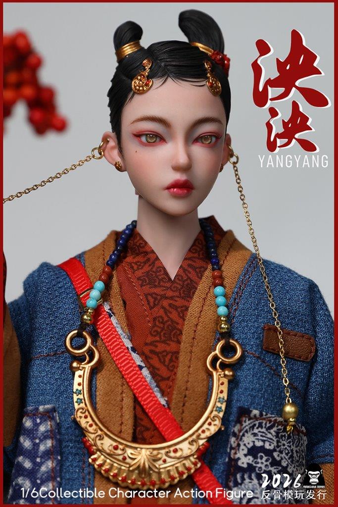 Mô hình action figure 1/6 Rebellious Bones TSG001 Yang Yang Boxed