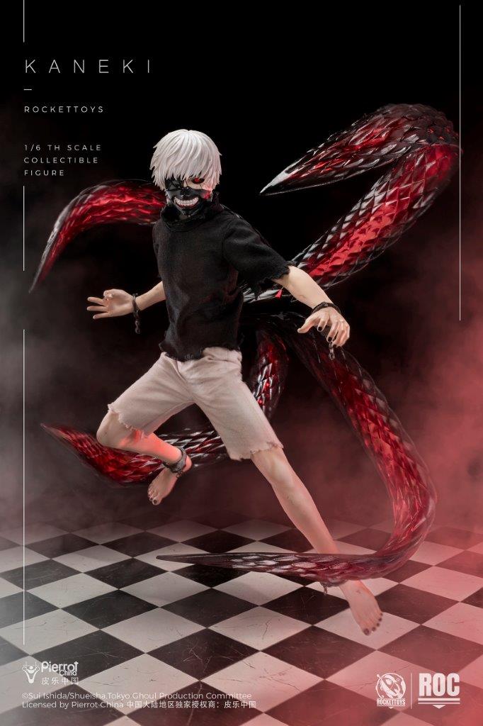 Mô hình action figure 1/6 Rocket Toys ROC-024 Ken Kaneki Awakening Version - Image 5