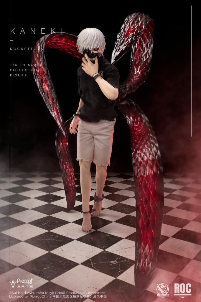 Mô hình action figure 1/6 Rocket Toys ROC-024 Ken Kaneki Awakening Version - Image 6