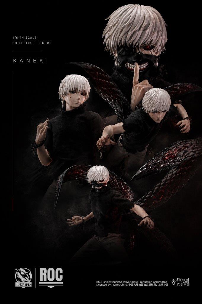 Mô hình action figure 1/6 Rocket Toys ROC-024 Ken Kaneki Awakening Version - Image 8