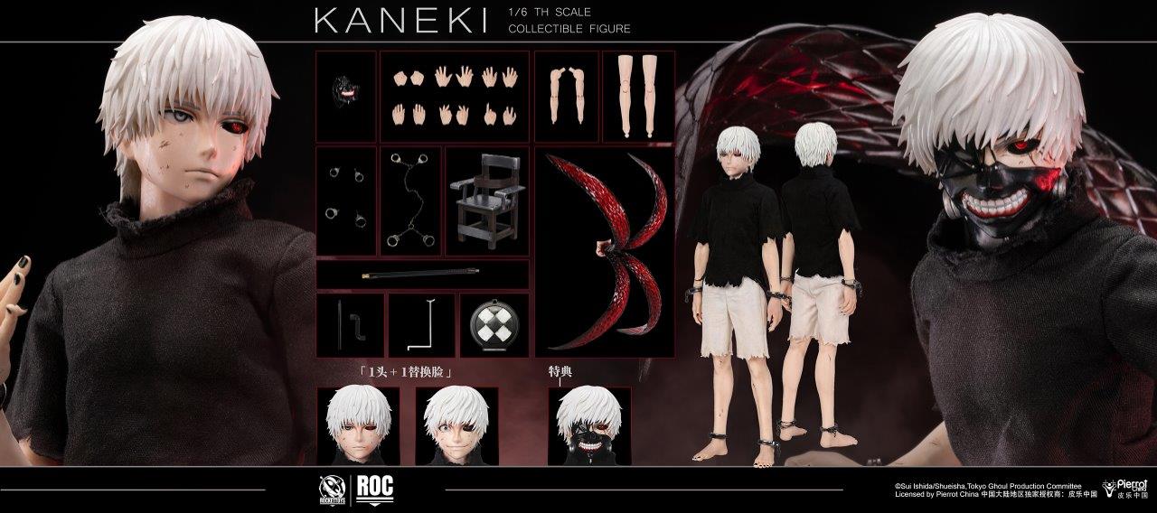 Mô hình action figure 1/6 Rocket Toys ROC-024 Ken Kaneki Awakening Version - Image 23
