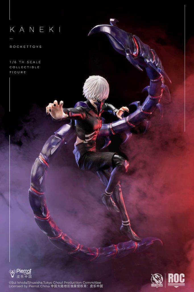 Mô hình figure 1/6 Rocket Toys ROC-025 Ken Kaneki Combat Suit Version - Image 9