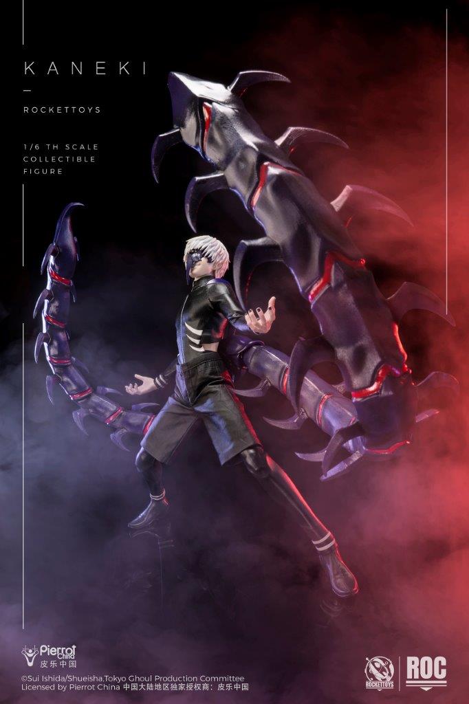 Mô hình figure 1/6 Rocket Toys ROC-025 Ken Kaneki Combat Suit Version - Image 10