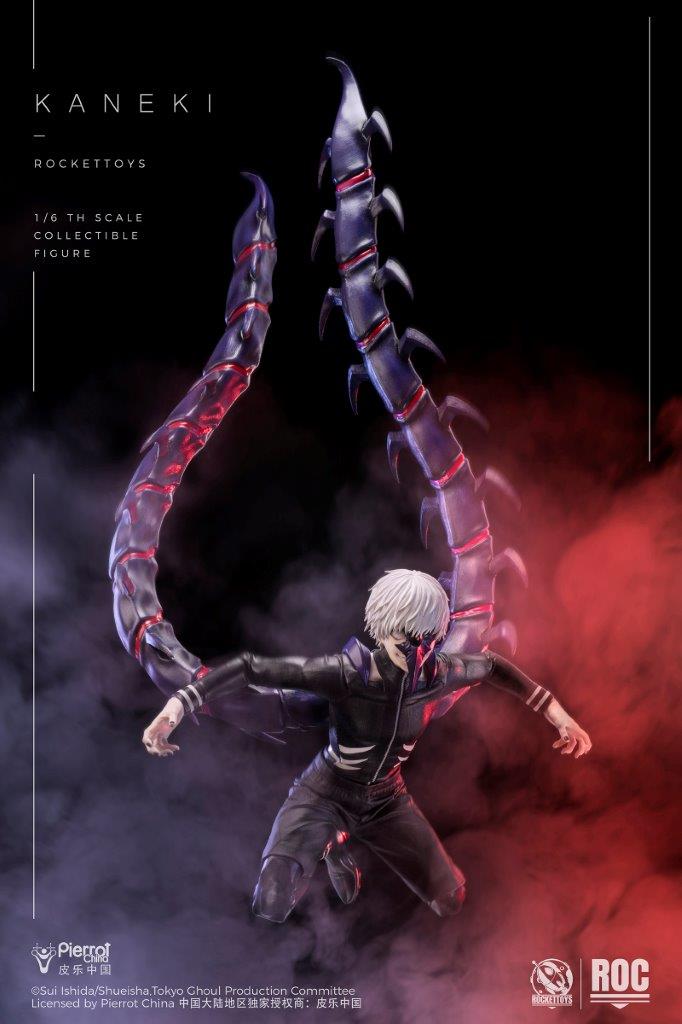 Mô hình figure 1/6 Rocket Toys ROC-025 Ken Kaneki Combat Suit Version - Image 11