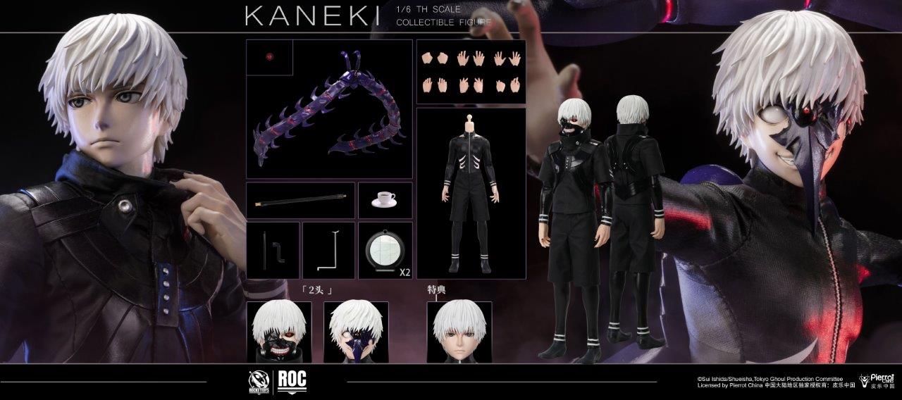 Mô hình figure 1/6 Rocket Toys ROC-025 Ken Kaneki Combat Suit Version - Image 27