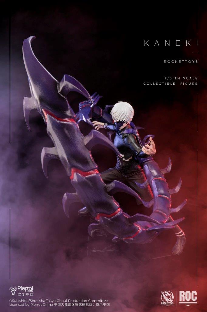 Mô hình figure 1/6 Rocket Toys ROC-025 Ken Kaneki Combat Suit Version - Image 12