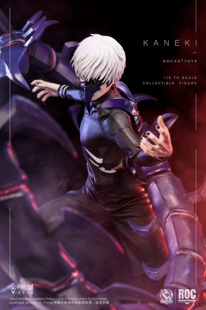Mô hình figure 1/6 Rocket Toys ROC-025 Ken Kaneki Combat Suit Version - Image 13
