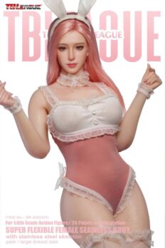 Mô hình 1/6 TBLeague AD02H Platinum Silicone Collector’s Edition Bunny Girl Body, da trắng