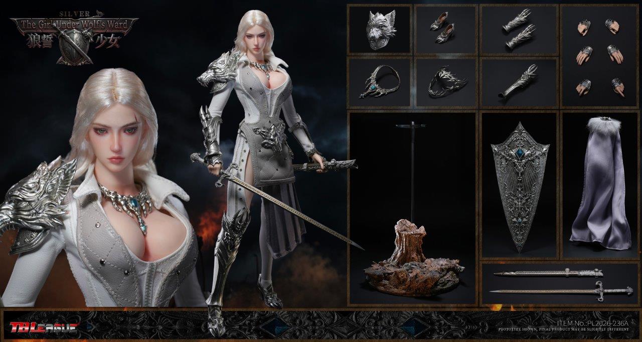 Mô hình figure 1/6 TBLeague PL-2026-236A The Girl Under Wolf’s Ward Alina Sliver - Image 17