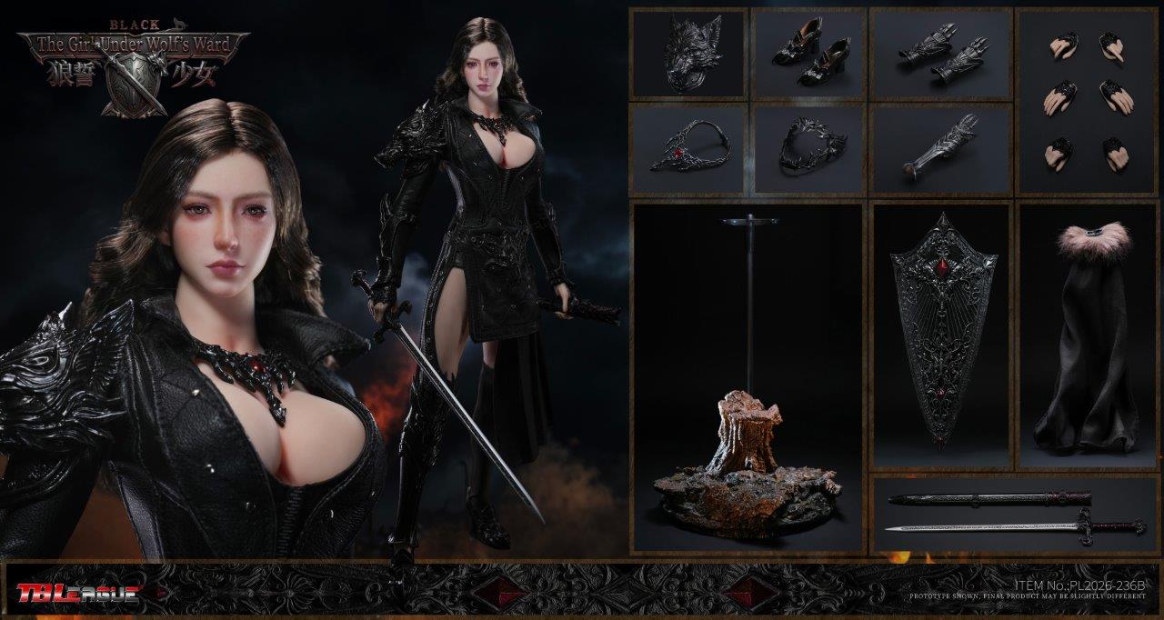Mô hình figure 1/6 TBLeague PL-2026-236B The Girl Under Wolf’s Ward Alina Black - Image 14