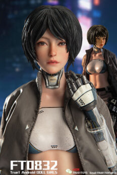 Mô hình figure 1/6  True1Toys FT0832 Android Bill Rust Blades Figure phiên bản tóc đen
