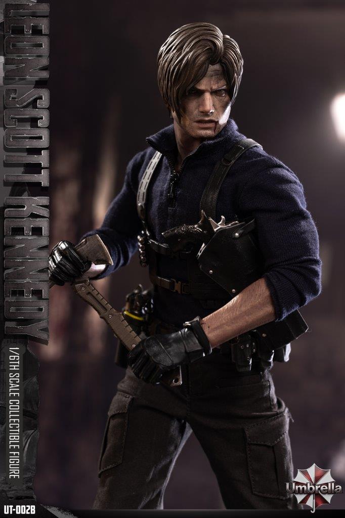 Mô hình figure 1/6 Umbrella UT-002B Leon S Deluxe kèm base (tóc nhựa) - Image 7