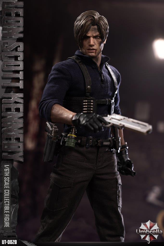 Mô hình figure 1/6 Umbrella UT-002B Leon S Deluxe kèm base (tóc nhựa) - Image 8