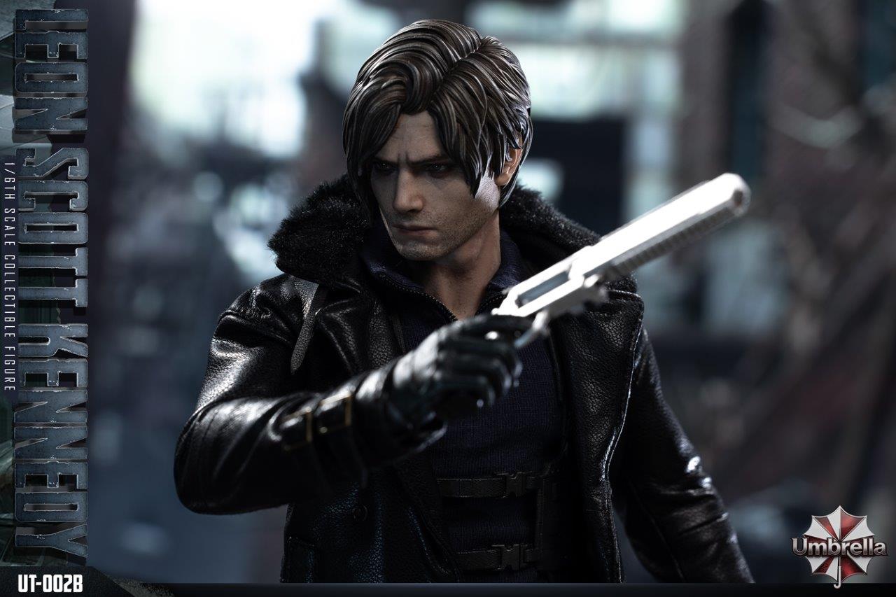 Mô hình figure 1/6 Umbrella UT-002B Leon S Deluxe kèm base (tóc nhựa) - Image 10