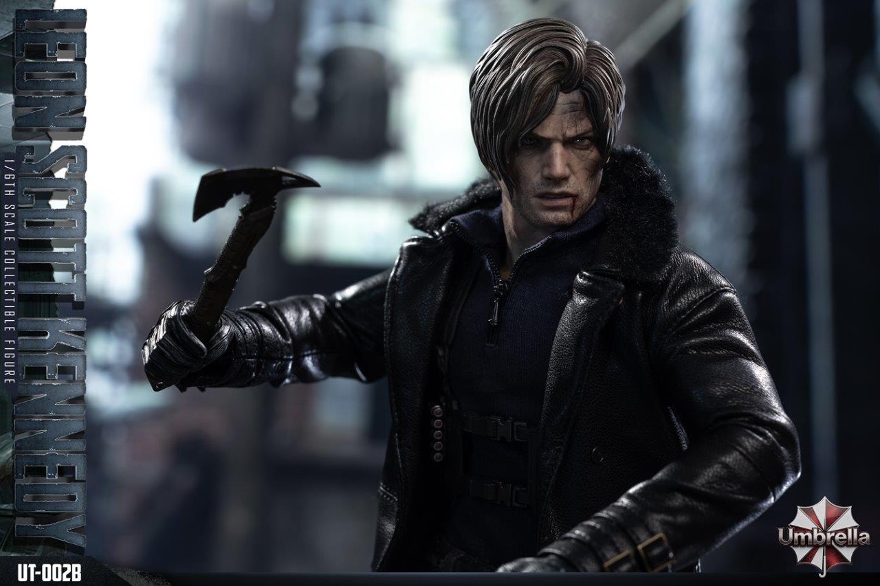 Mô hình figure 1/6 Umbrella UT-002B Leon S Deluxe kèm base (tóc nhựa) - Image 11