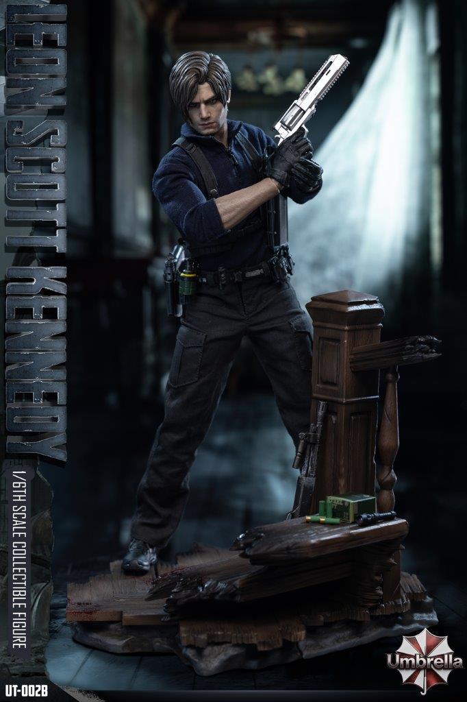 Mô hình figure 1/6 Umbrella UT-002B Leon S Deluxe kèm base (tóc nhựa) - Image 3