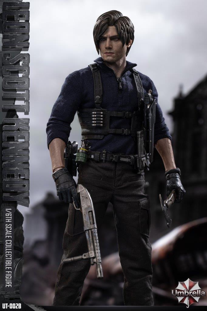 Mô hình figure 1/6 Umbrella UT-002B Leon S Deluxe kèm base (tóc nhựa) - Image 5