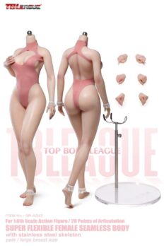 Body nữ 1/6 TBLeague AD02 Platinum Silicone Collector’s Edition Bunny Girl Body, da trắng