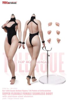 Body figure nữ 1/6 TBLeague SR-AD01H Platinum Silicone Collector’s Edition Bunny Girl Body, da trắng