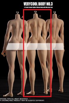 Body Silicone figure nữ 1/6 VERYCOOL VCD-03B màu da tự nhiên