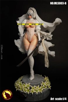 Mô hình tĩnh 1/4 Moonlight Studio MLS003B YoRHa 2B White Wedding Ver