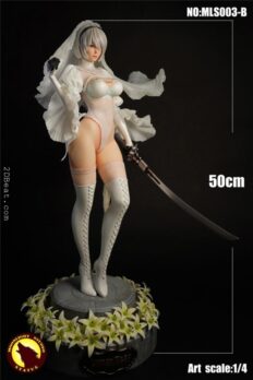 Mô hình tĩnh 1/4 Moonlight Studio MLS003B YoRHa 2B White Wedding Ver