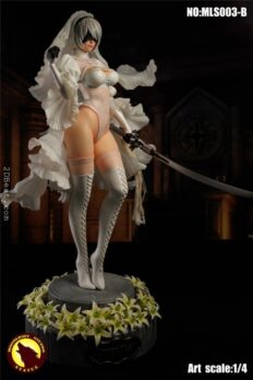 Mô hình tĩnh 1/4 Moonlight Studio MLS003B YoRHa 2B White Wedding Ver